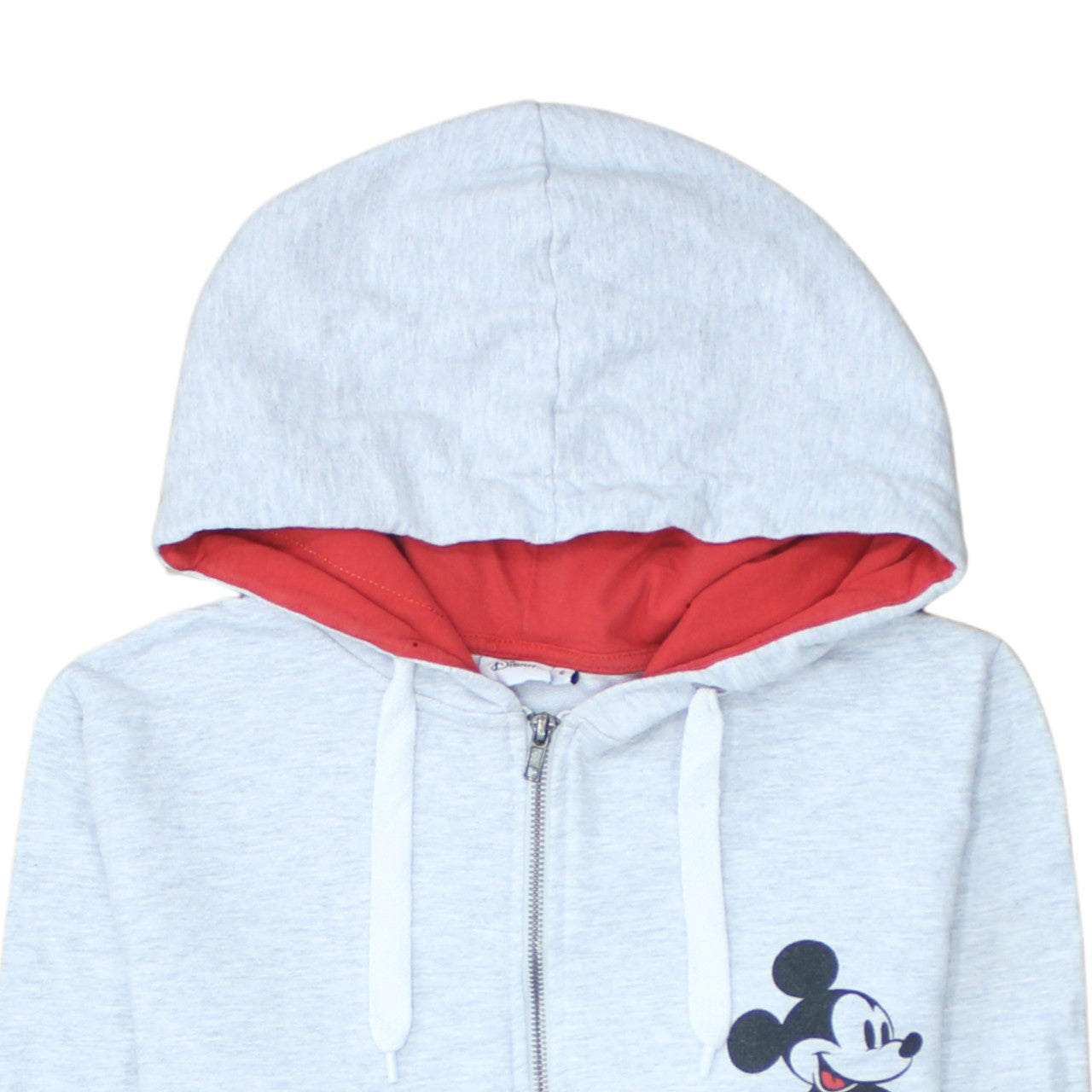 Disney Atmosphere Women's Grey Full Zip Hoodie UK 6 Mickey Mouse 1928