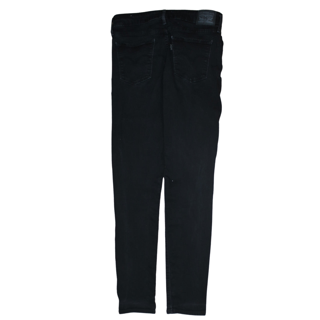 Levi's Women's Black 711 Skinny Jeans Size 30 Mid Rise Denim