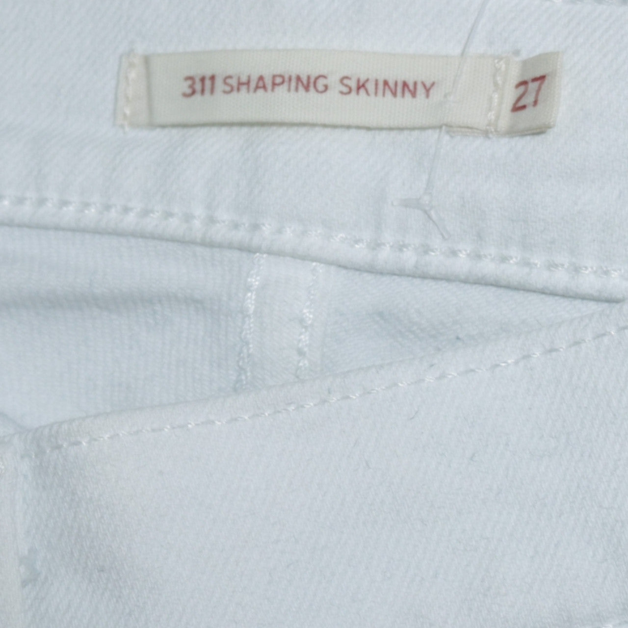 Levi's Women's White 311 Shaping Skinny Jeans Size 27