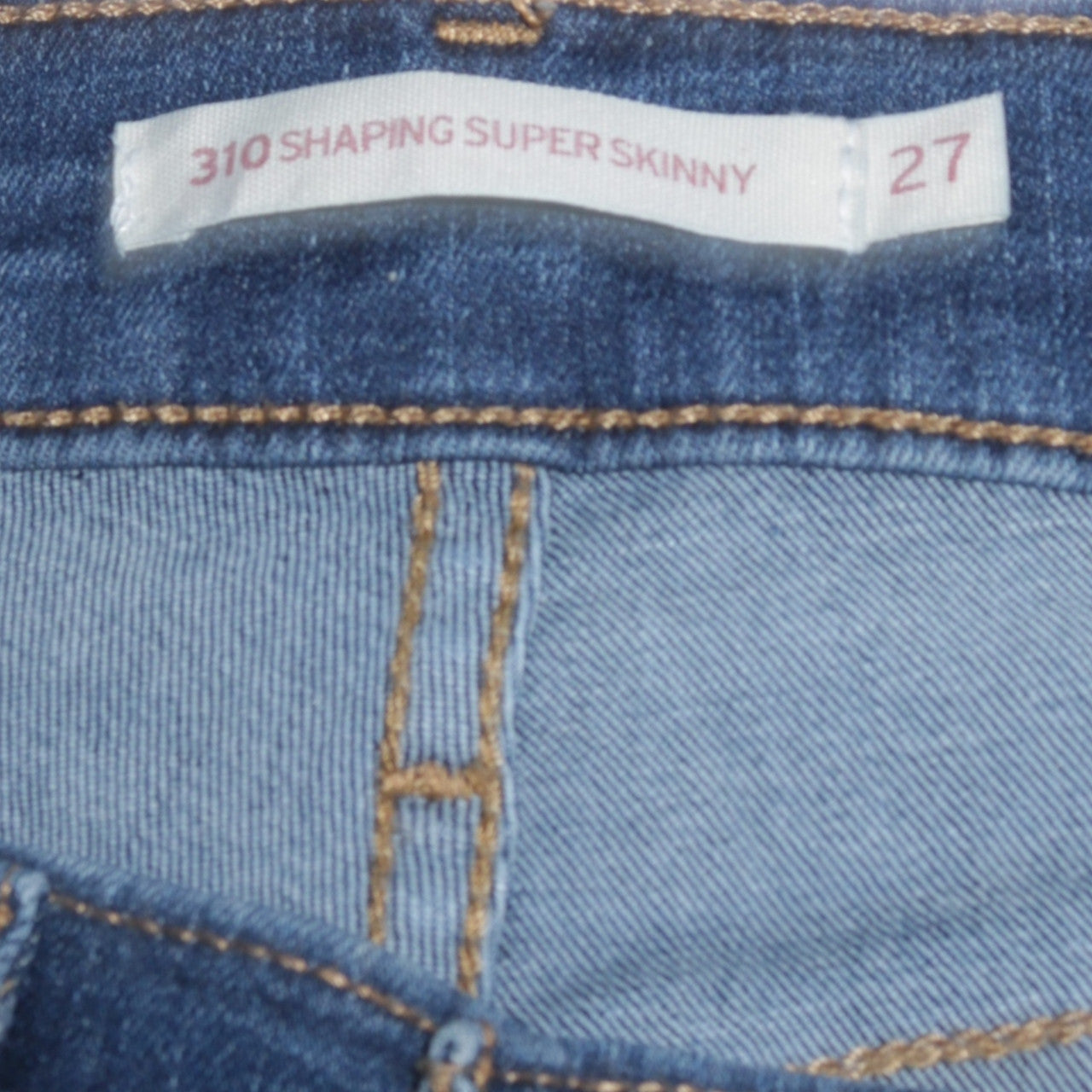 Levi's Women's Blue 310 Shaping Super Skinny Jeans Size 27