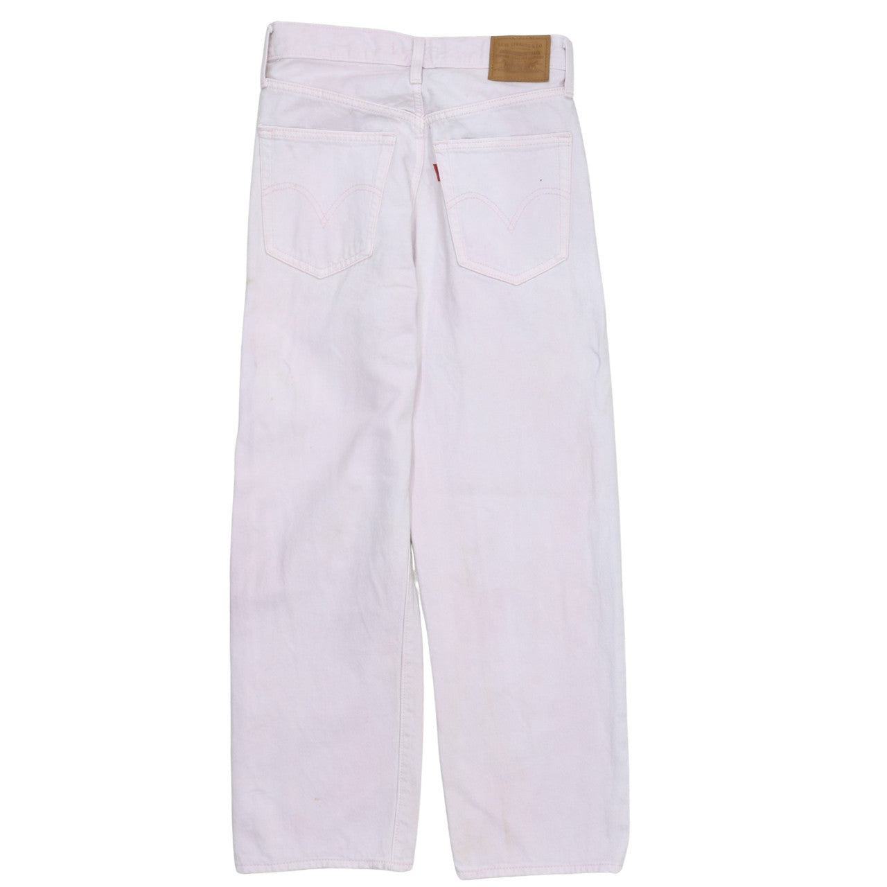 Levi's Women's Pink Ribcage Straight Ankle Jeans Size 27