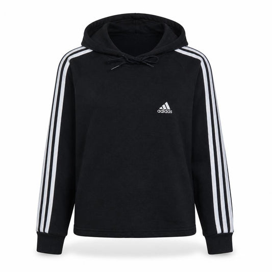 Adidas Womens Black Hoodie Size Small Pullover Hooded Sweatshirt