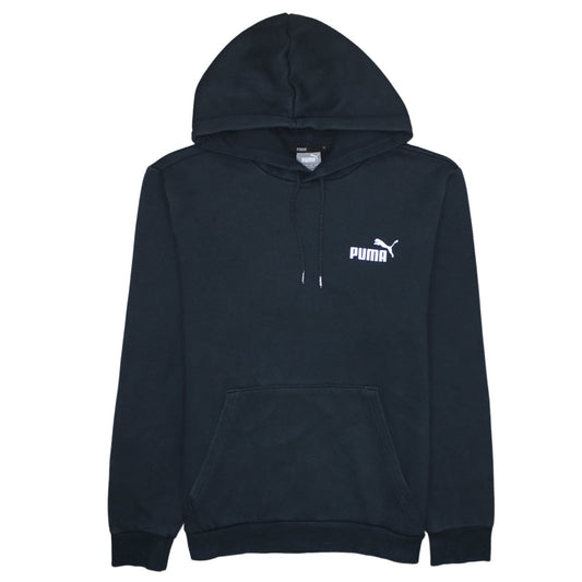 Puma Men's Black Pullover Hoodie Size S Fleece Regular Fit