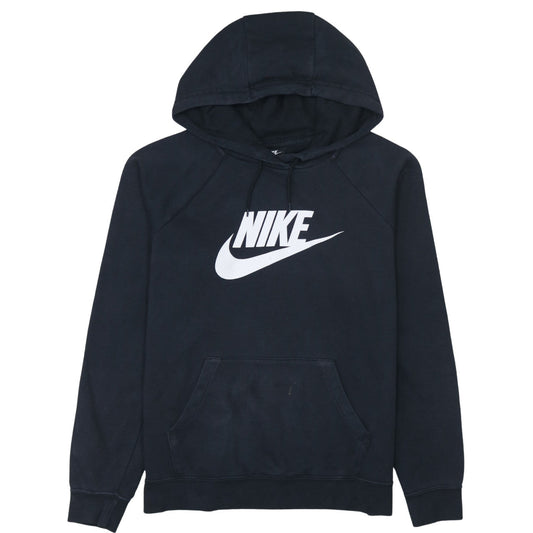 Nike Men's Black Pullover Hoodie L Graphic Logo Sportswear