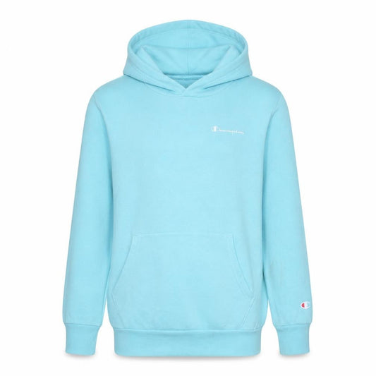 Champion Girls Blue Pullover Hoodie 11-12 Years Logo Fleece Sweatshirt