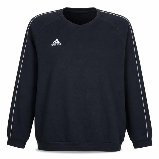 Adidas Men's Black 2XL Pullover Crew Neck Fleece Sweatshirt