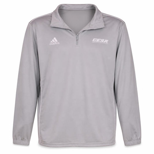 Adidas Men’s Grey XL 1/4 Zip Pullover Sweatshirt CESA Training Top