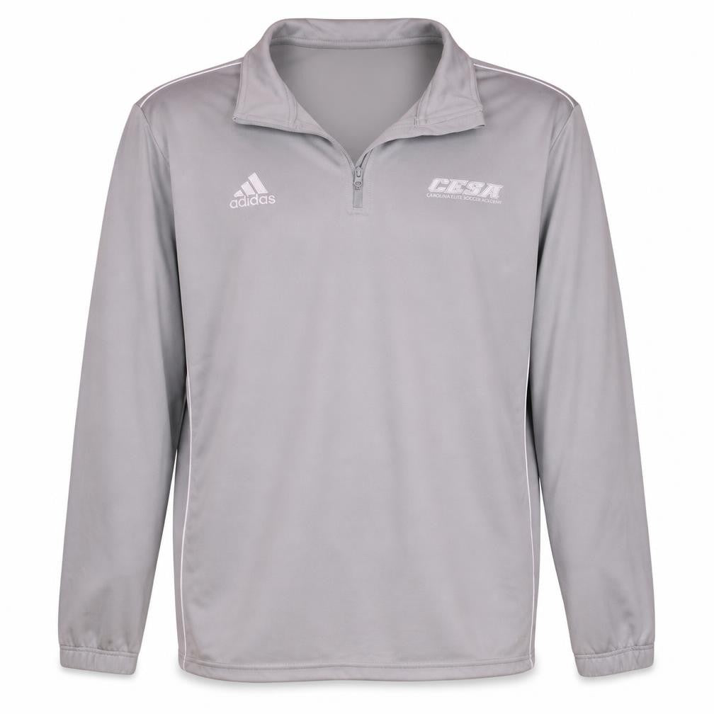 Adidas Men’s Grey XL 1/4 Zip Pullover Sweatshirt CESA Training Top