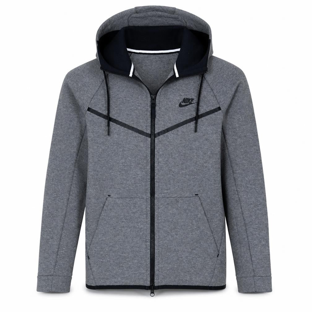 Nike Men's Grey Full Zip Sports Hoodie Size S Regular Fit