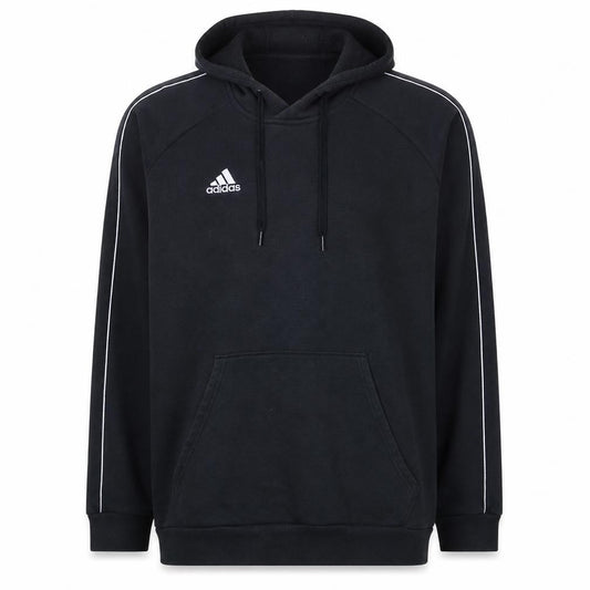 Adidas Mens Black 2XL Pullover Fleece Hoodie Sportswear