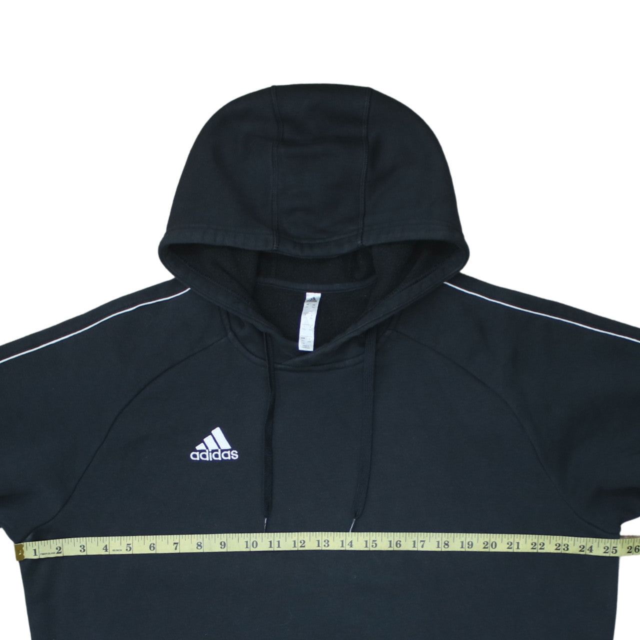 Adidas Mens Black 2XL Pullover Fleece Hoodie Sportswear