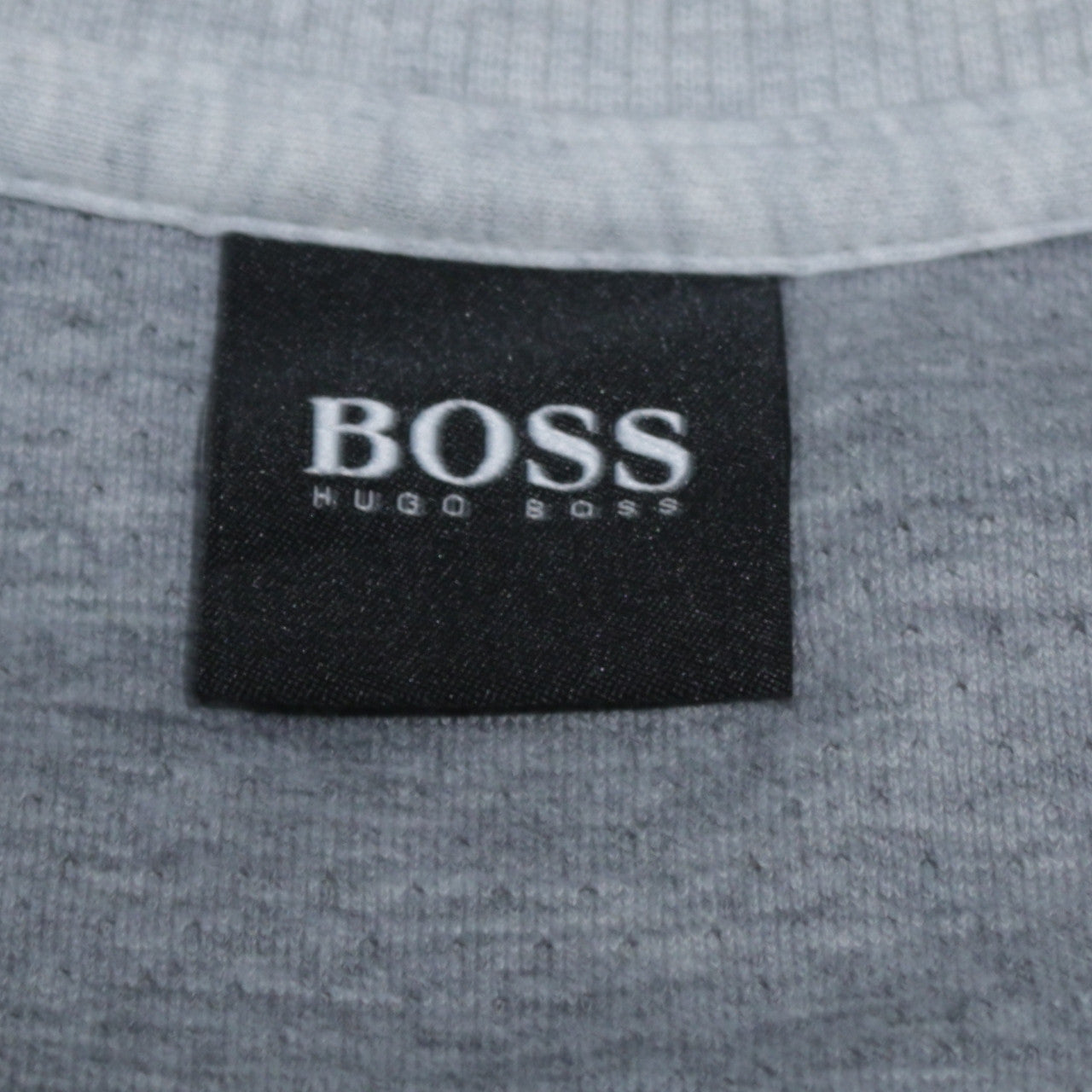 Hugo Boss Men's Grey Crew Neck Logo Pullover Sweatshirt L