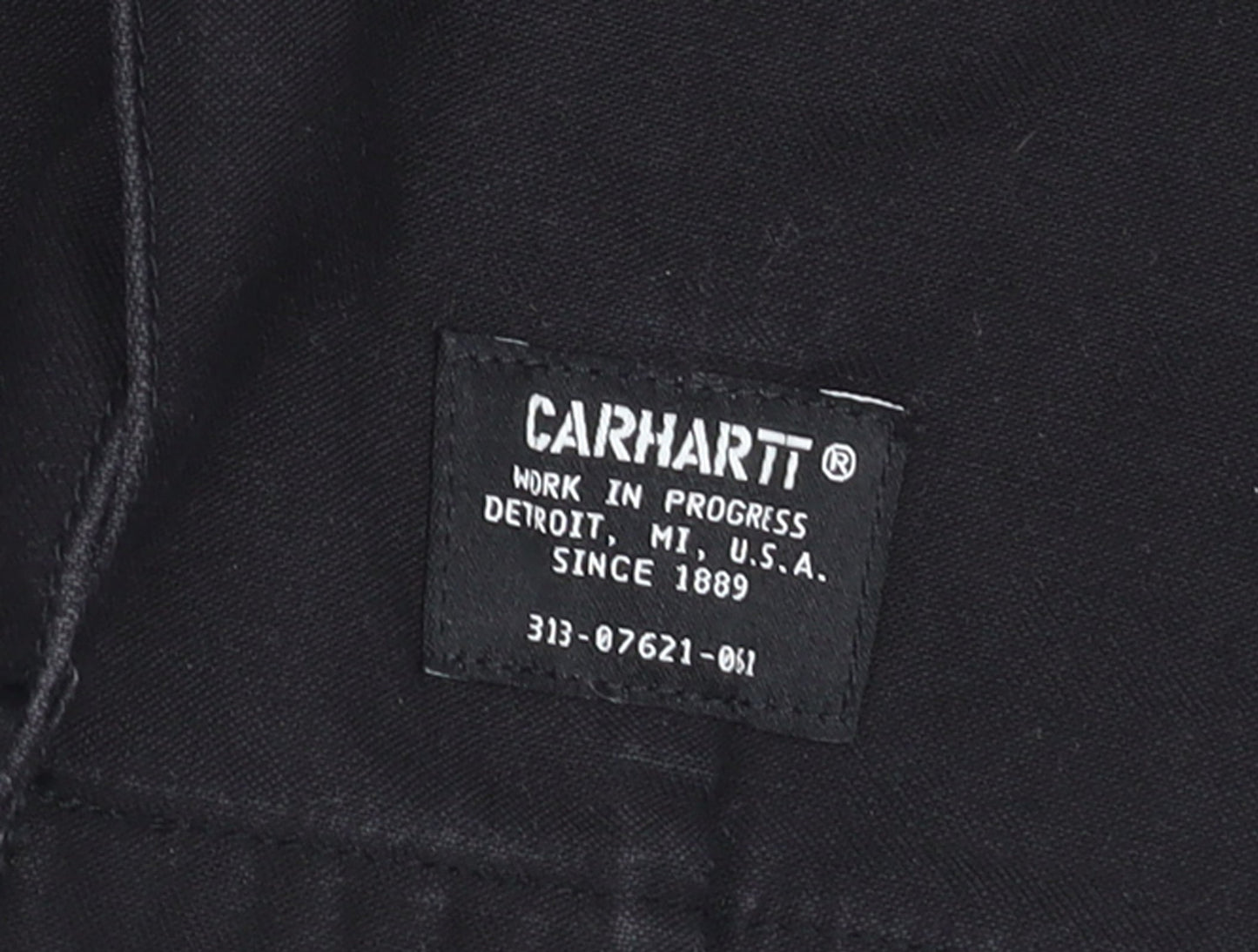 Carhartt Men Black L Long Sleeve Cotton Button-Up Workwear Shirt