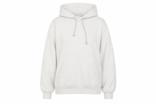Adidas Women Beige Hooded Pullover Sweatshirt Size 12 Cotton Blend