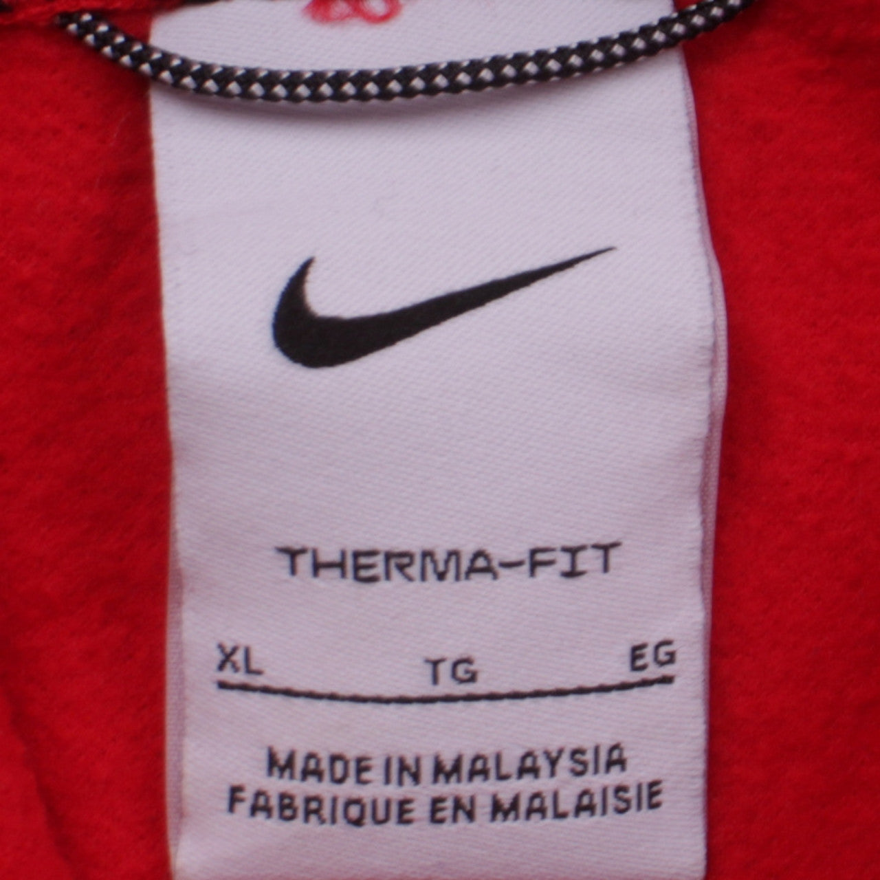 Nike Men's Red XL Therma-Fit Pullover Hoodie Basketball Graphic