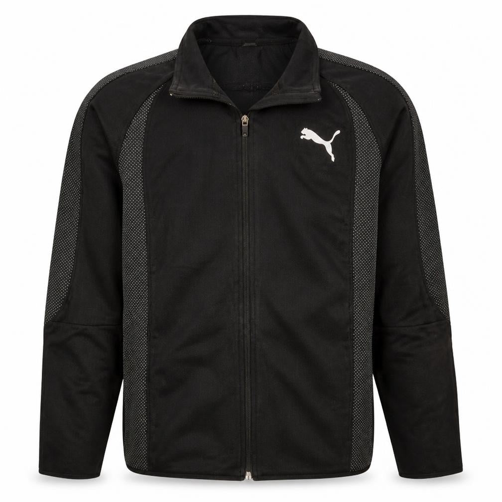 Puma Men's Black Small Track Jacket Full Zip Activewear