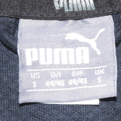 Puma Men's Black Small Track Jacket Full Zip Activewear