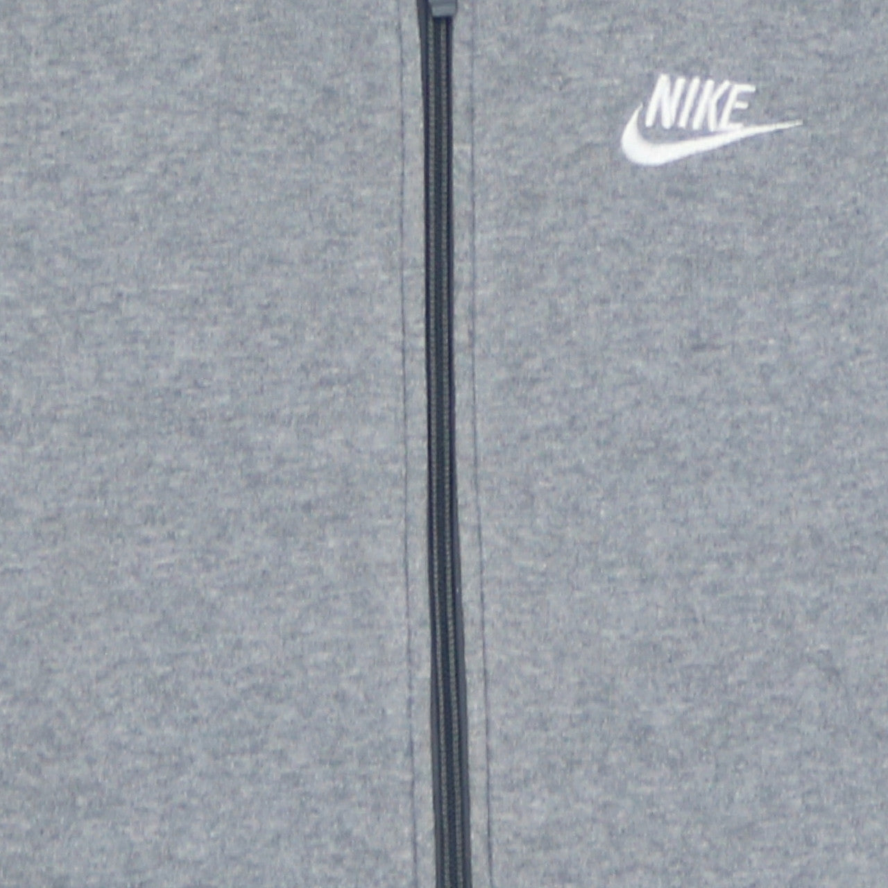 Nike Boys Grey Full Zip Fleece Hoodie Size 158cm Classic Sportswear