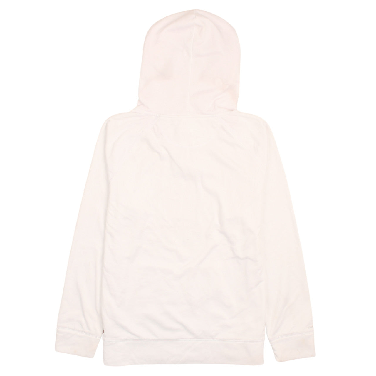 Champion Women White Pink L Pullover Hoodie Double Dry Powertrain