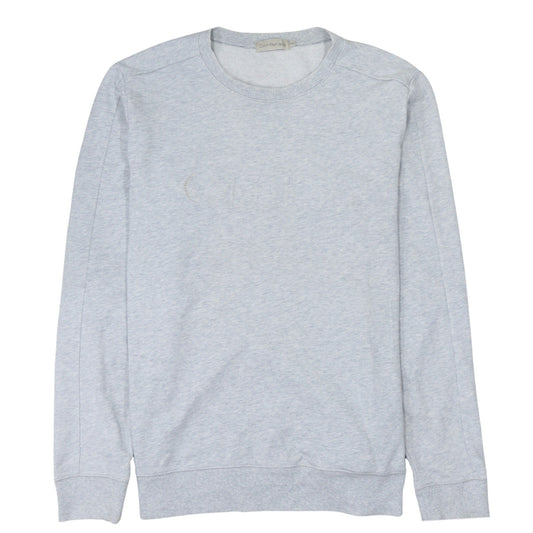 Calvin Klein Jeans Men's Grey XXL Crew Neck Pullover Sweatshirt