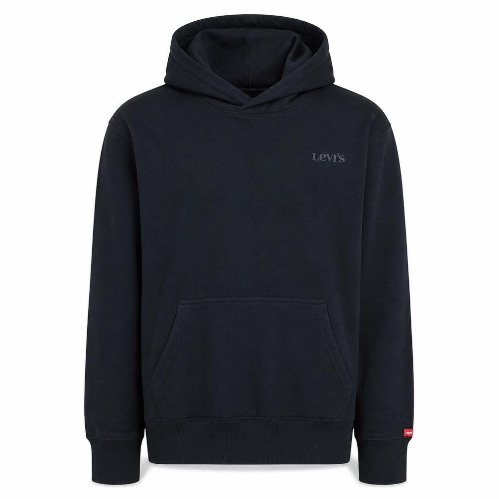 Levi's Boys Black Pullover Hoodie 12 Years Cotton Blend Casual