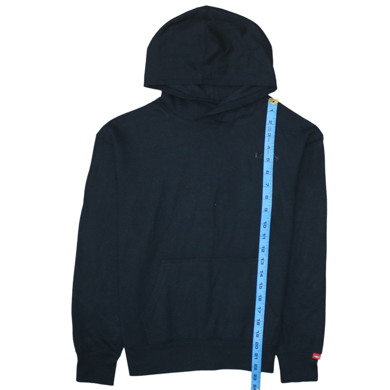 Levi's Boys Black Pullover Hoodie 12 Years Cotton Blend Casual