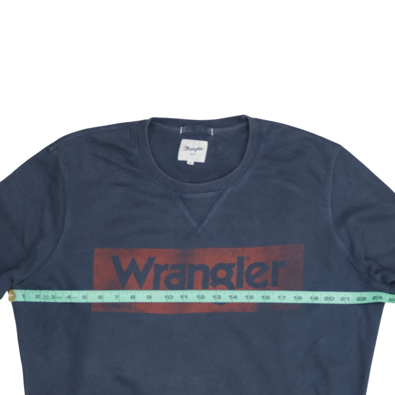 Wrangler Men's Blue XL Crew Neck Logo Pullover Sweatshirt