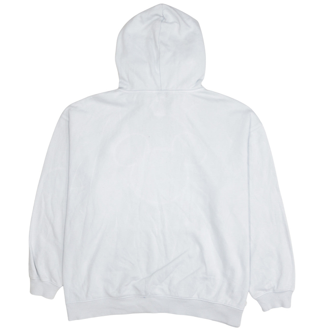 H&M Disney Women White Hooded Pullover Sweatshirt XL Cotton Blend