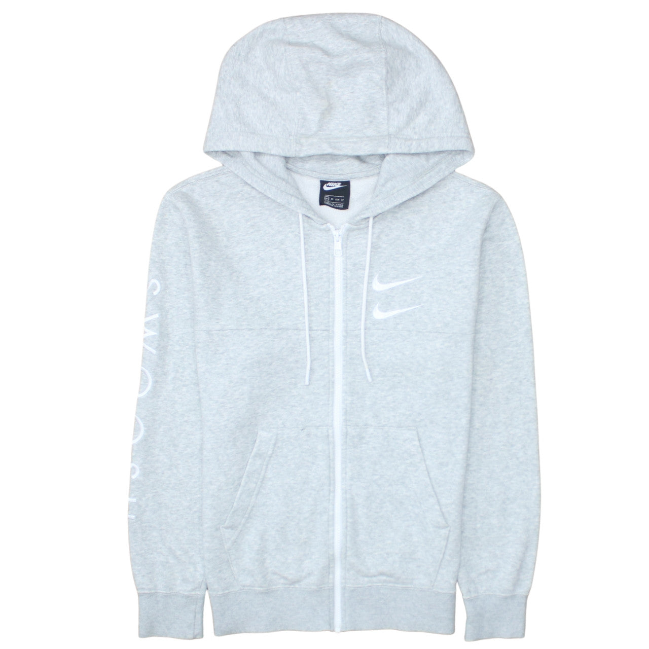 Nike Men's Grey XS Full Zip Hoodie Sweatshirt Logo Sportswear