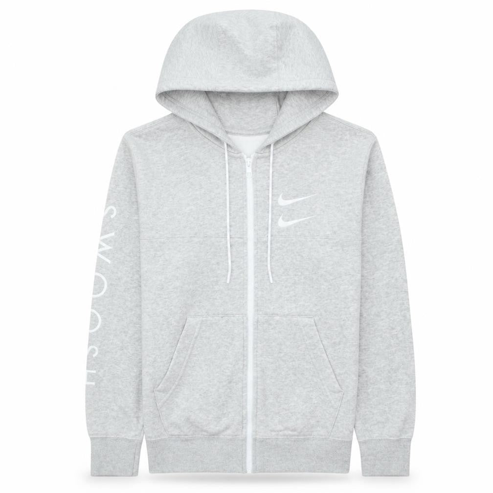 Nike Men's Grey XS Full Zip Hoodie Sweatshirt Logo Sportswear
