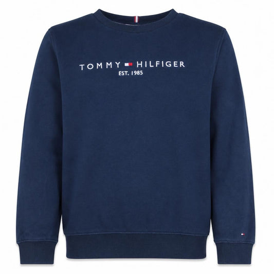 Tommy Hilfiger Boys Navy Blue Crew Neck Pullover Sweatshirt 13-14 Years