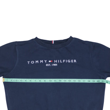Tommy Hilfiger Boys Navy Blue Crew Neck Pullover Sweatshirt 13-14 Years