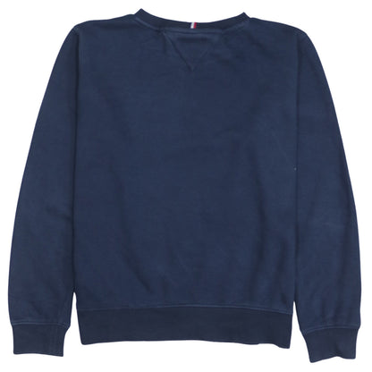 Tommy Hilfiger Boys Navy Blue Crew Neck Pullover Sweatshirt 13-14 Years