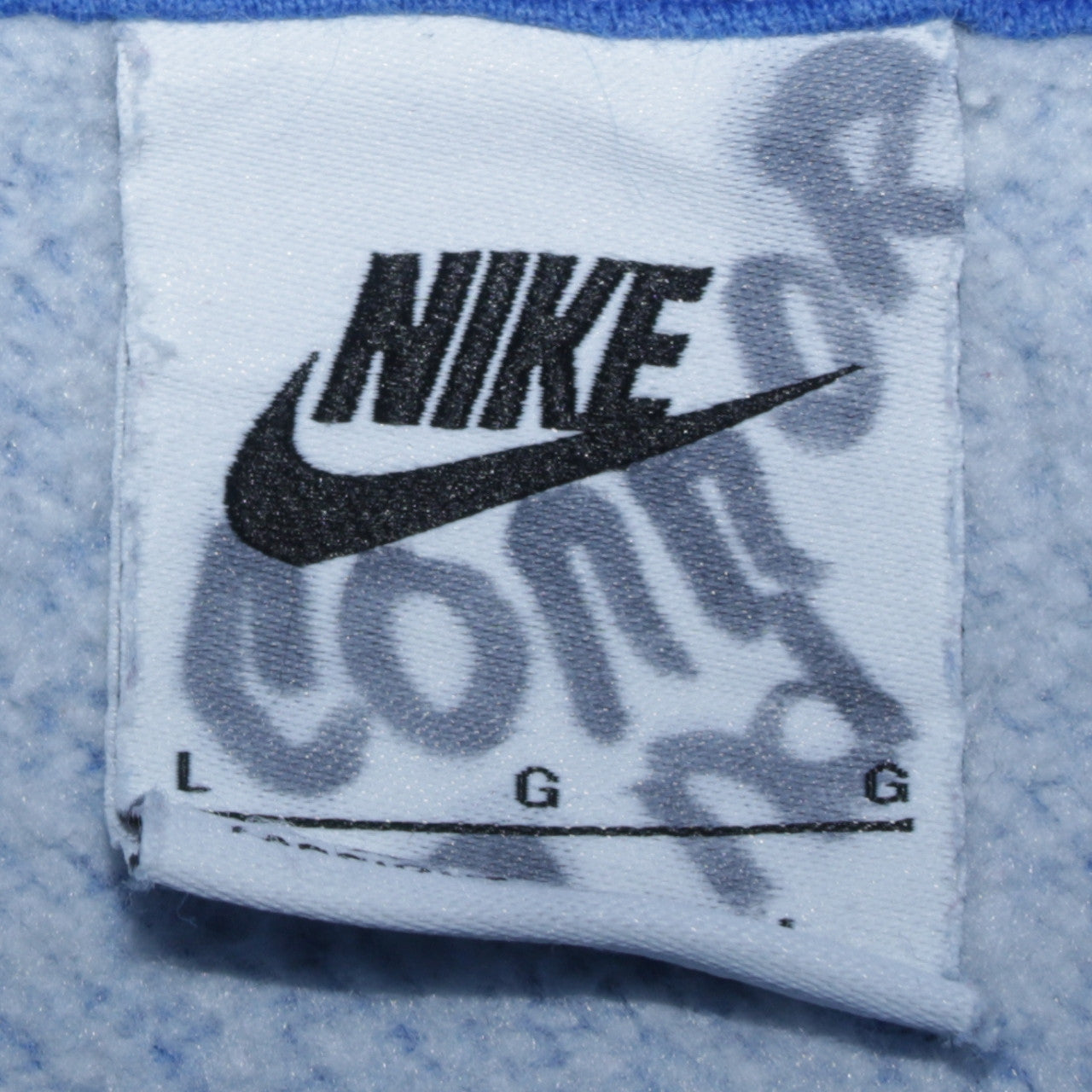 Nike Boys Blue Pullover Fleece Hoodie L Logo Sportswear
