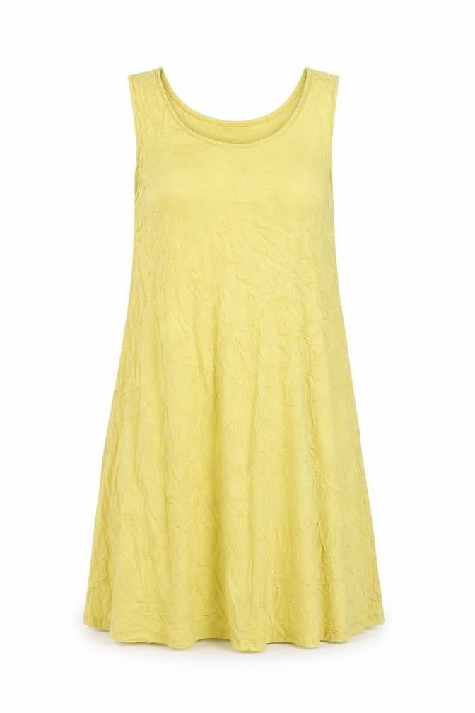 Wynne Layers Women's Yellow Sleeveless Tank Dress Size S