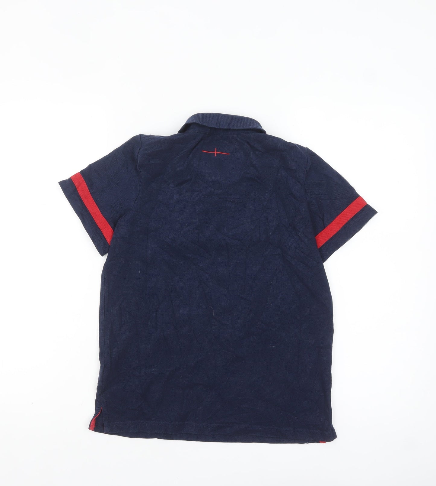 England Rugby Boys Navy Polo Shirt 13 Years Official Licensed Cotton