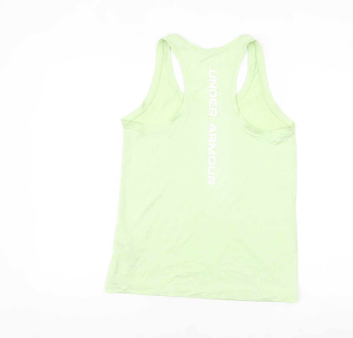 Under Armour Women Green Racerback Loose Fit Tank Top Size S