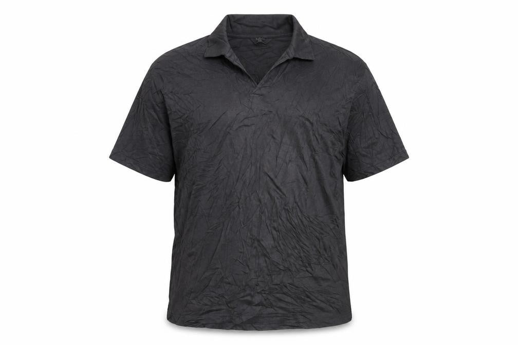 Marks & Spencer Mens Black 2XL Polo Shirt Cotton Blend