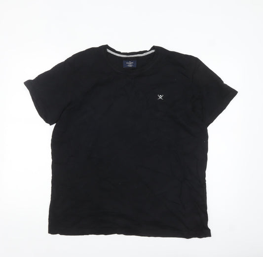 Hackett London Men's Black XL Classic Fit Cotton T-Shirt