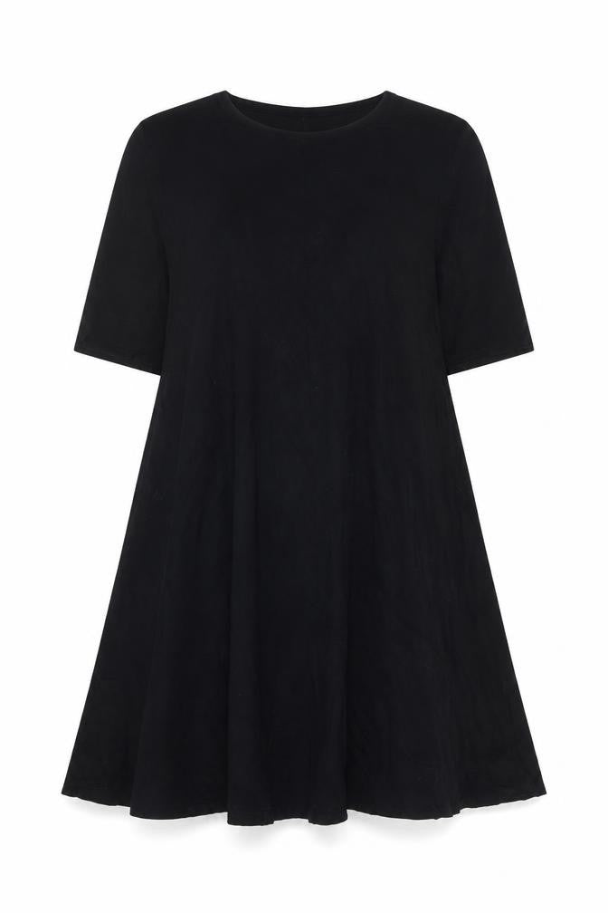 Marks & Spencer Womens Black Knee Length A-Line Dress Size 10