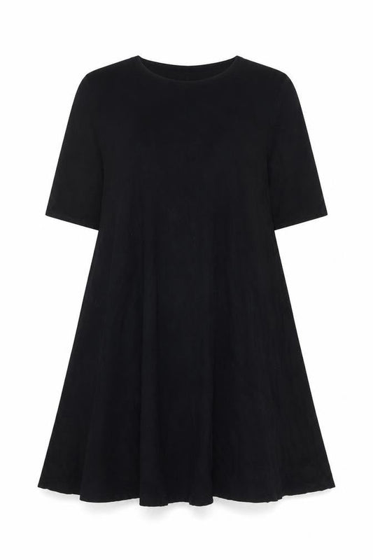 Marks & Spencer Womens Black Knee Length A-Line Dress Size 10