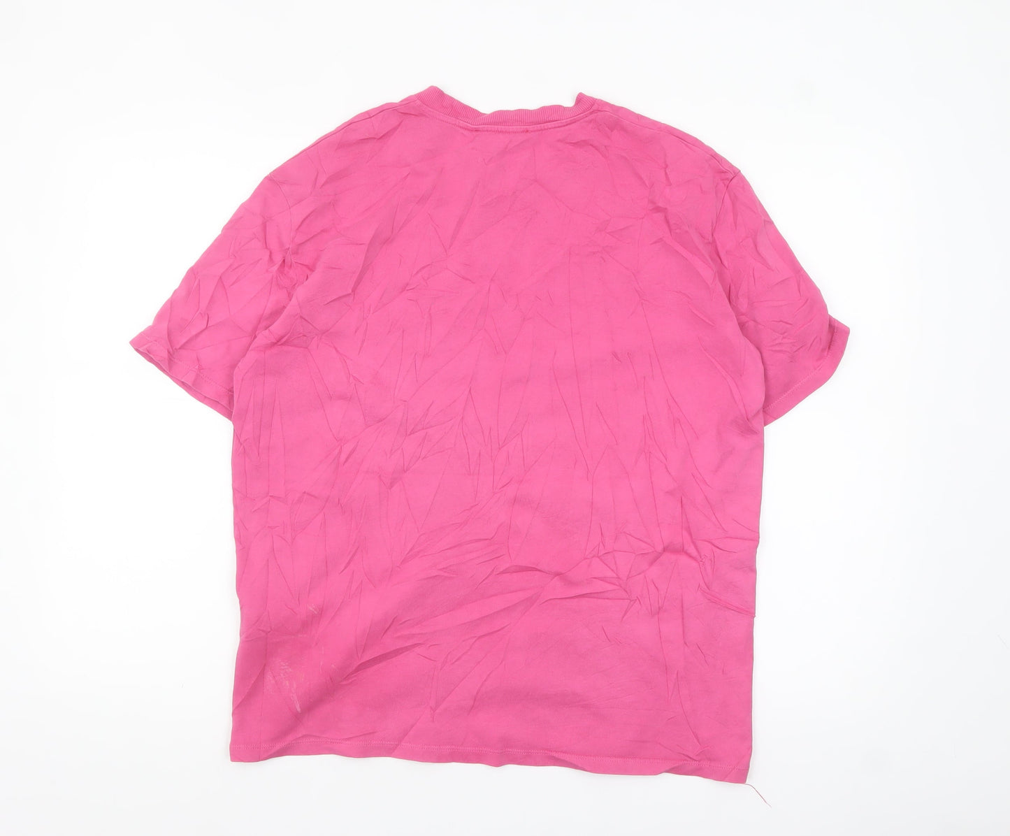 Zara Women Pink Barbie Movie T-Shirt Size S Short Sleeve Cotton