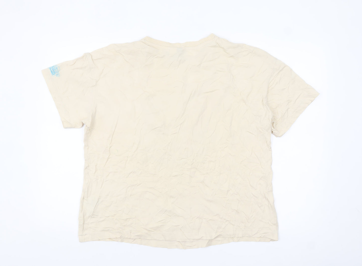 H&M Divided Womens Beige XS SpongeBob Graphic T-Shirt