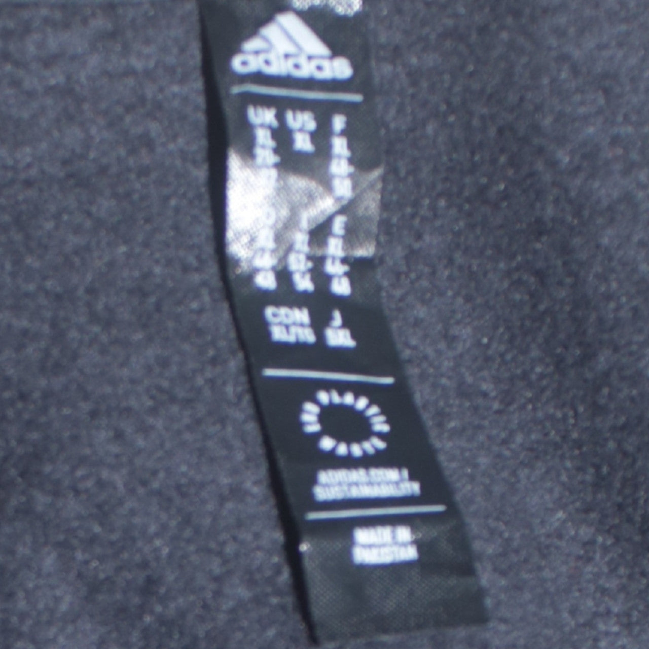 Adidas Women Black Full Zip Sweatshirt Size 14 Classic Fit