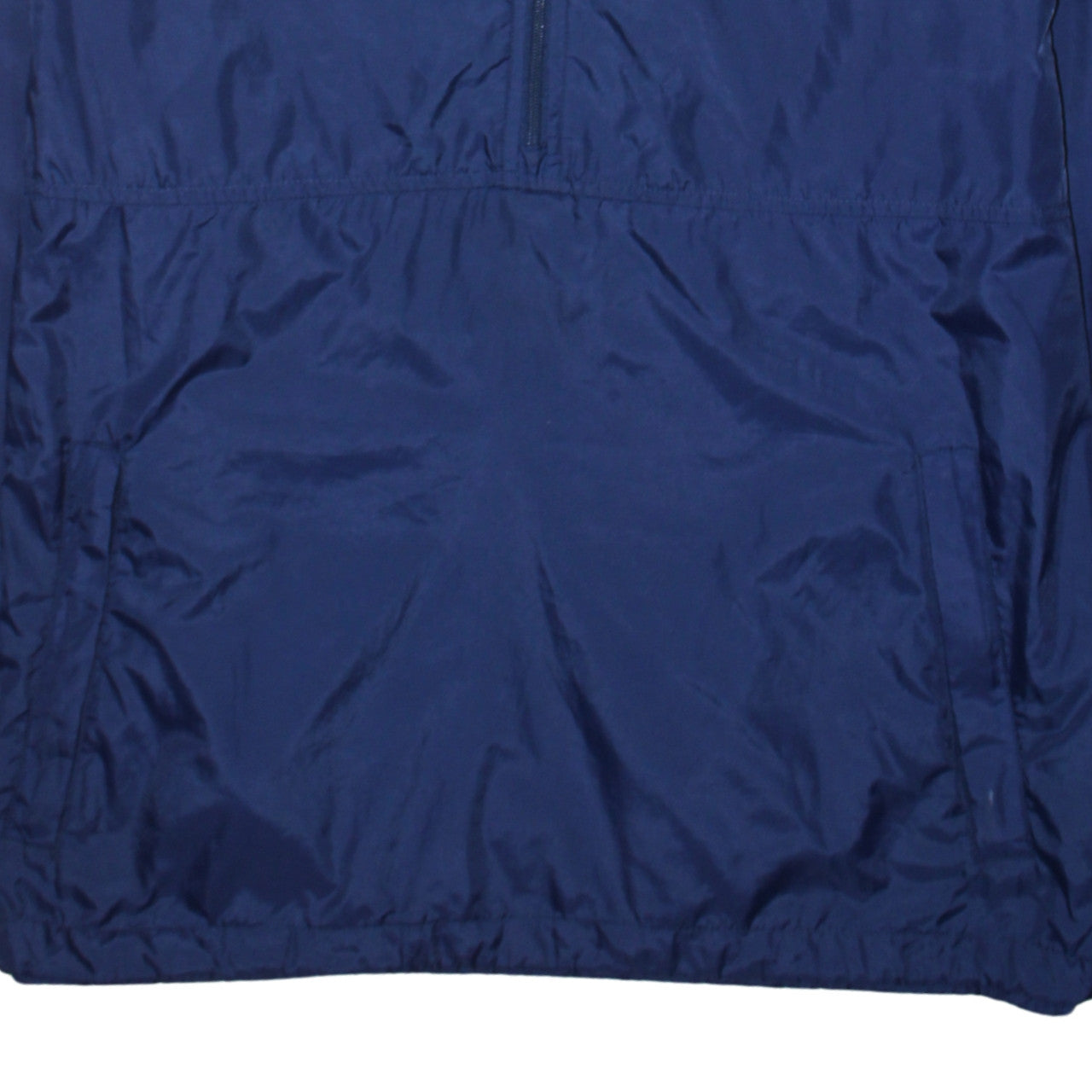 FILA Women’s Blue Nylon Anorak Jacket S Hooded Windbreaker