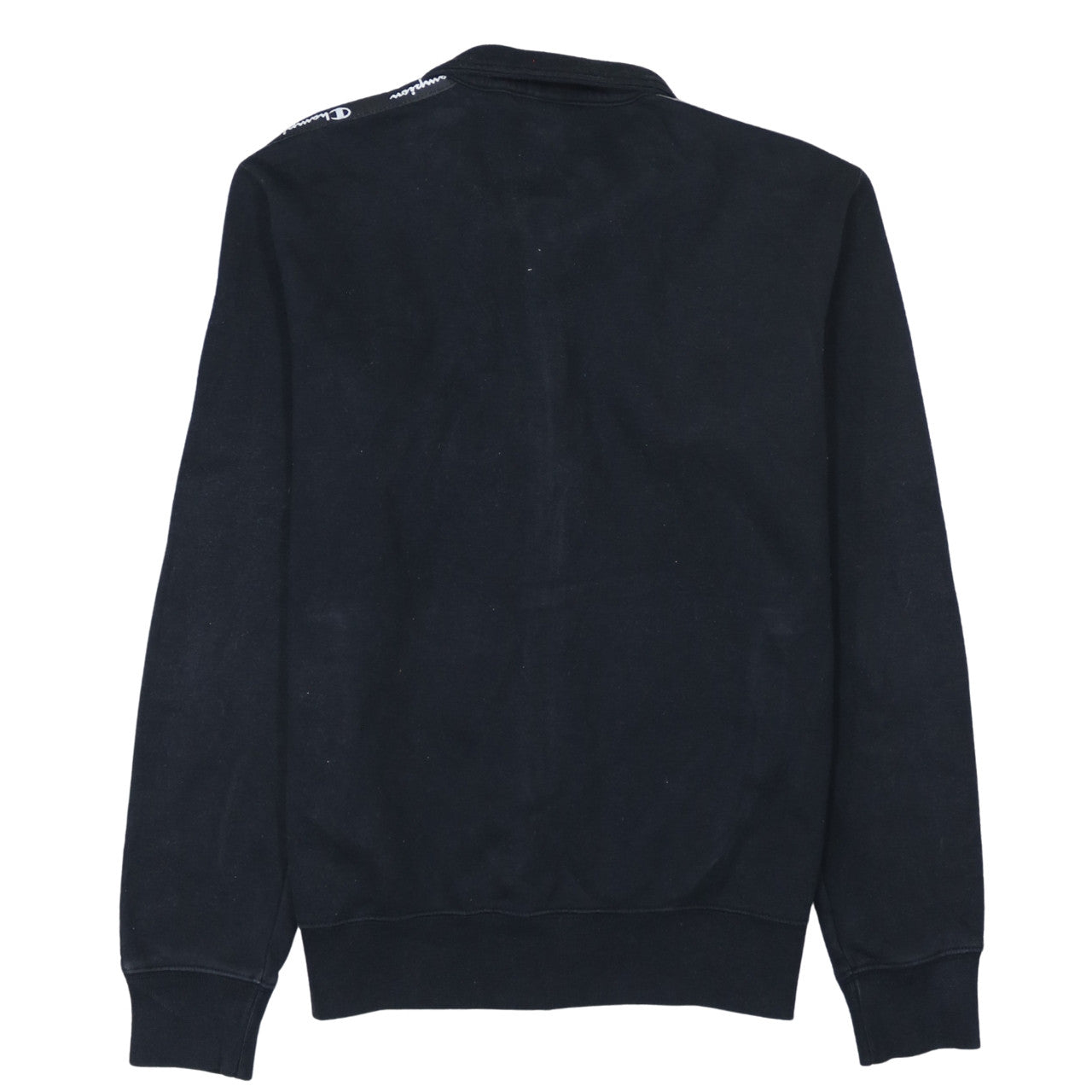 Champion Men's Black Medium Track Jacket Full Zip Cotton
