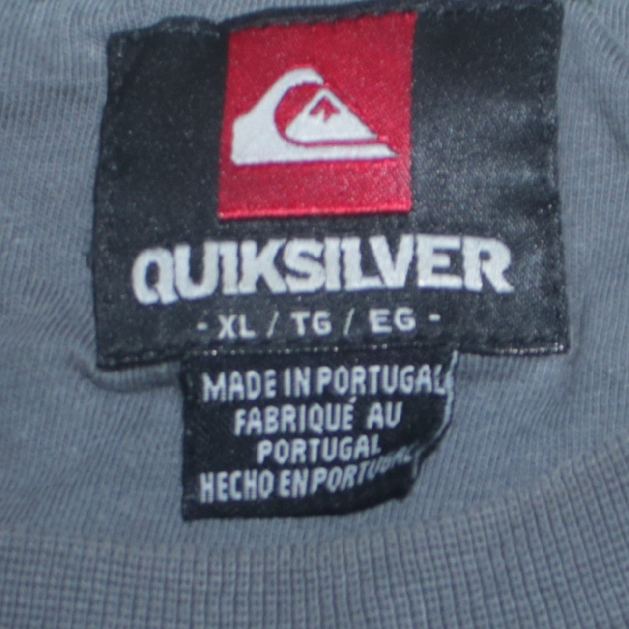 Quiksilver Men’s Blue Crew Neck Pullover Sweatshirt XL