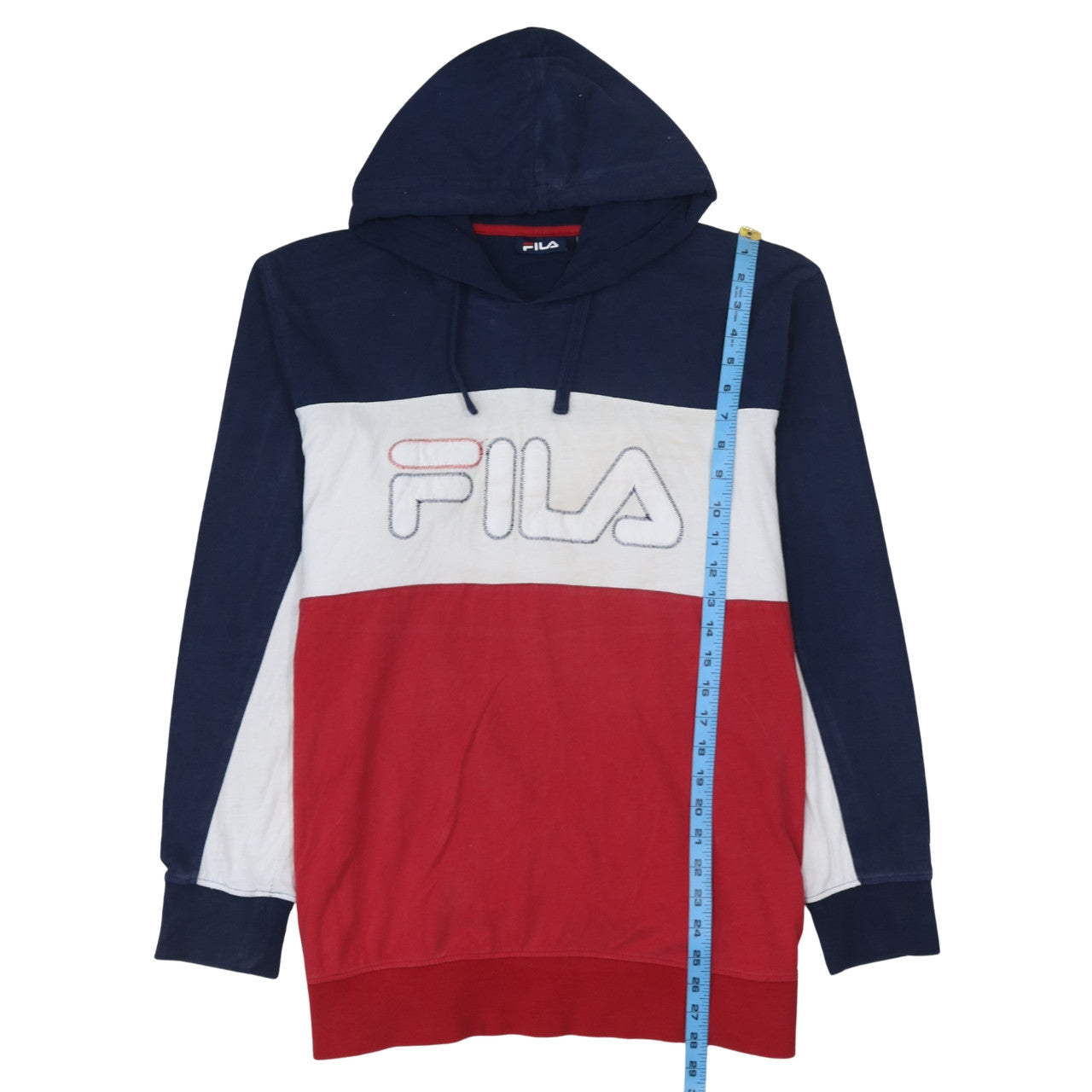 FILA Men's Multicoloured Pullover Hoodie Size 2XL Cotton