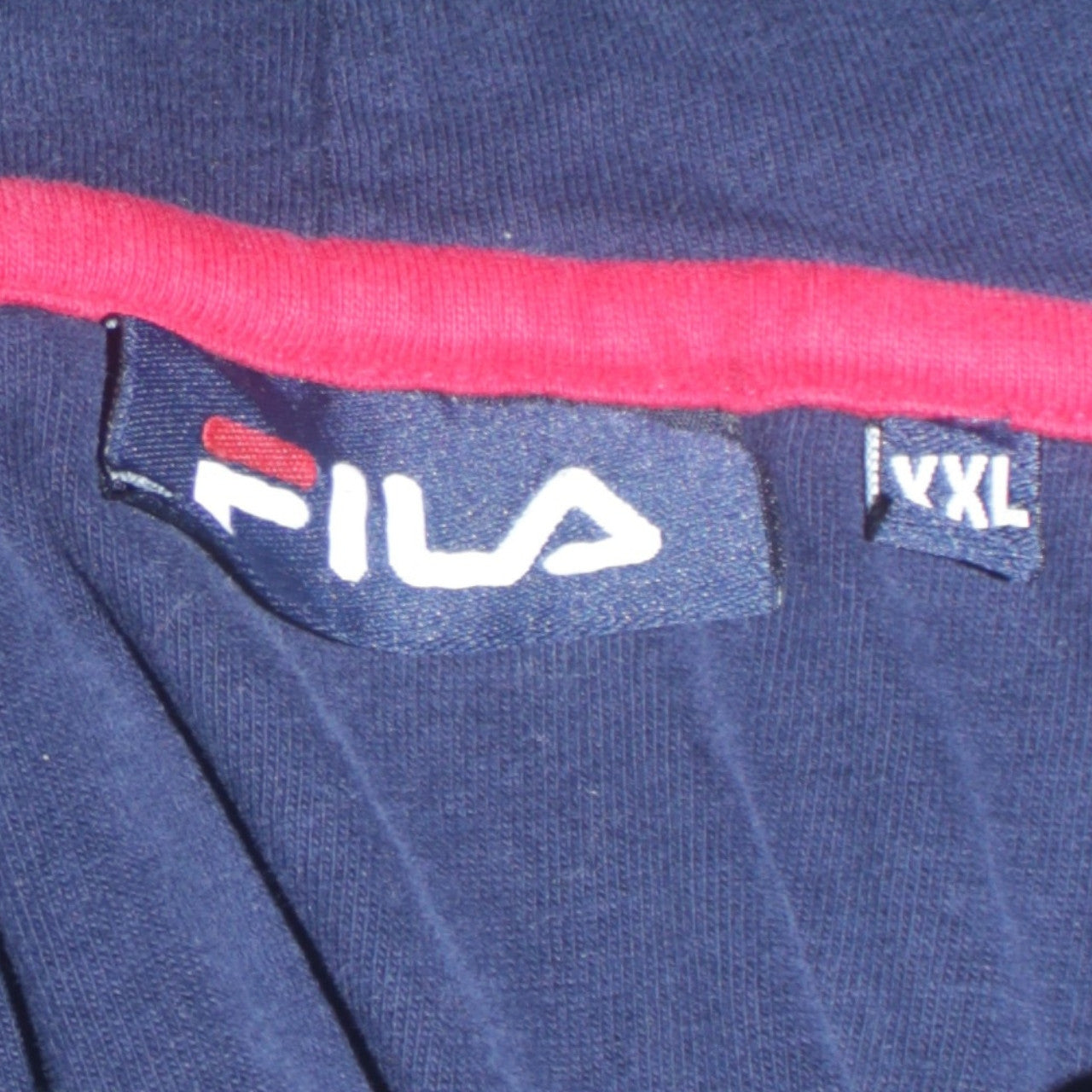FILA Men's Multicoloured Pullover Hoodie Size 2XL Cotton