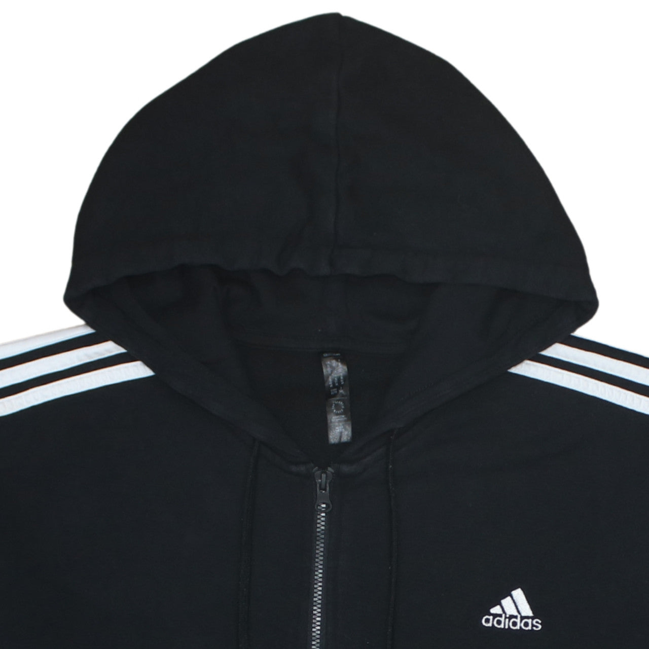 Adidas Women’s Black Full Zip Hoodie XL Hooded Sweatshirt